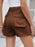 High Waist Utility Pocket Denim Shorts - Byyde