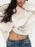 Oversized Drop Shoulder Sheer Knit Top - Byyde