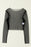 Pearl Long Sleeve Mesh Cropped Top - Byyde