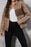 Fringe Trim Snap Down Denim Jacket - Byyde