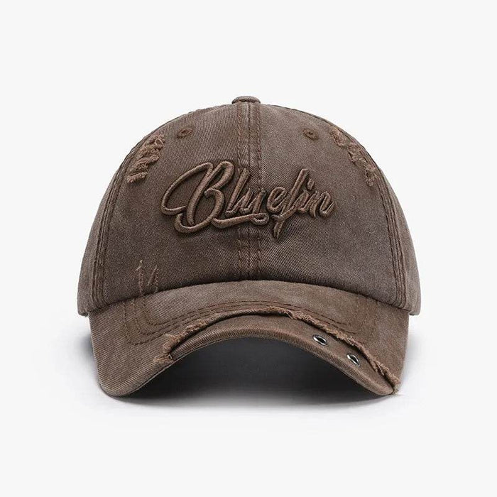 Embroidered Letter Cotton Baseball Cap - Byyde