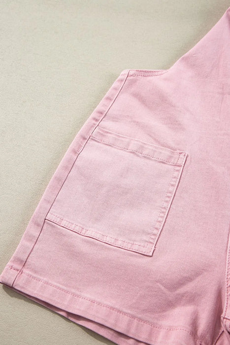 Knot Straps Denim Overalls with Pockets - Byyde