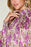 Double Take Full Size Printed Smocked Long Sleeve Blouse - Byyde