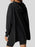 Slit Drawstring Waffle Knit Hoodie - Byyde