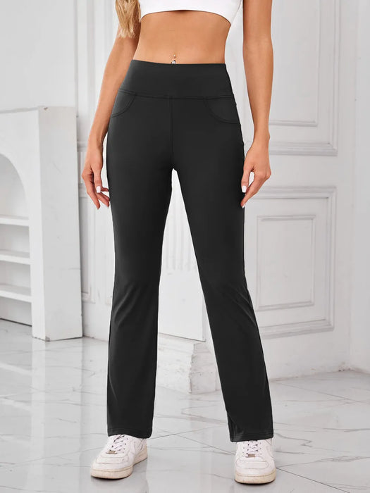 Lovelet High Waist Active Pants with Pockets - Byyde