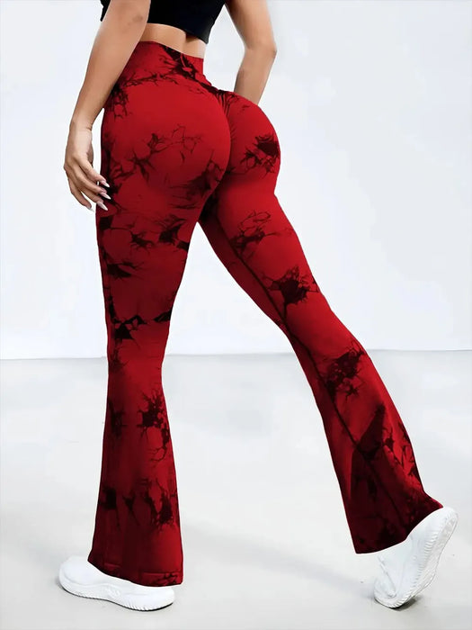 Tie-Dye High Waist Active Leggings - Byyde