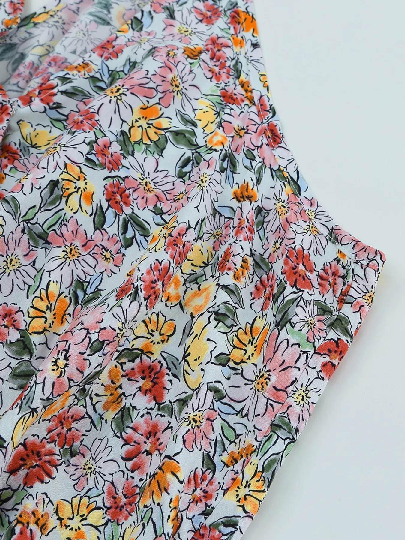 Floral Print Halter Cami - Byyde