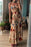 Smocked Printed Tube Dress - Byyde