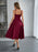 Square Neck Wide Strap Midi Dress - Byyde