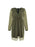 Sparkling Surplice Balloon Sleeve Mini Dress - Byyde