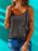 Sequined V-Neck Cami Top - Byyde