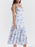 Floral Print Sweetheart Neck Midi Dress - Byyde