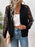 Lace Baseball Collar Zip Up Jacket - Byyde