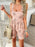 Devine Flower Wide Strap Overalls with Pockets - Byyde