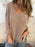 Full Size Casual V-Neck Knit Sweater Plus Size - Byyde