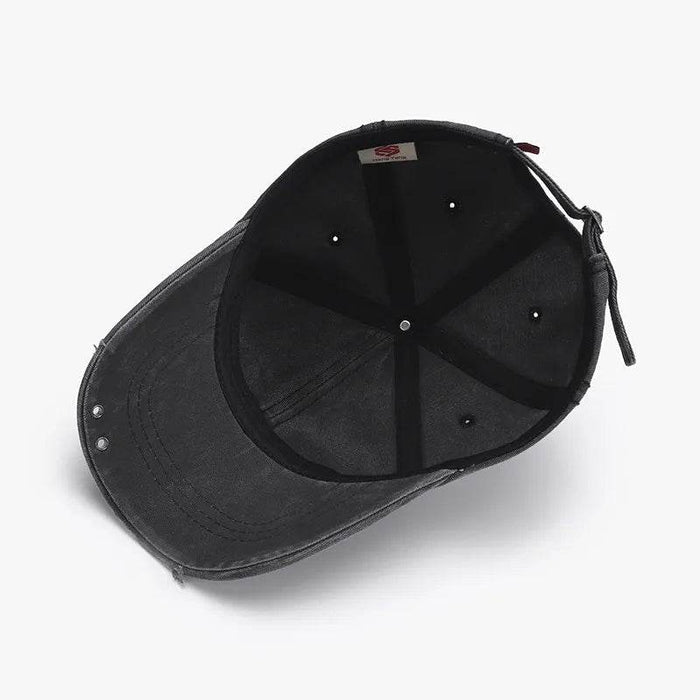 Embroidered Letter Cotton Baseball Cap - Byyde