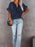 Full Size Oversized Notched Casual Shirt Plus Size - Byyde
