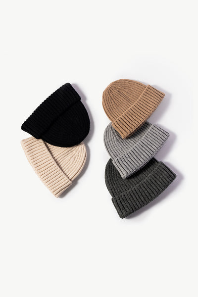 Rib-Knit Cuff Beanie - Byyde