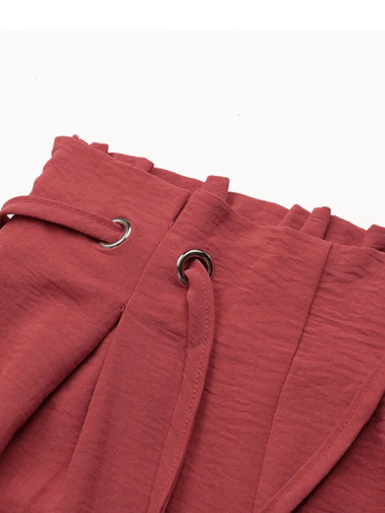 Tied Solid Color Shorts - Byyde