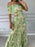 Full Size Cutout Off-Shoulder Printed Maxi Dress Plus Size - Byyde