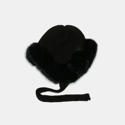 Thermal Tied Fuzzy Winter Hat - Byyde
