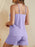 Lace-Trimmed Ribbed Cami and Shorts Lounge Set - Byyde