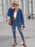 Button Up Long Sleeve Denim Jacket - Byyde
