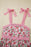 Floral Lace Tied Strap Square Neck Dress with Pockets - Byyde