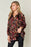 Double Take Full Size Printed Button Up Long Sleeve Shirt - Byyde
