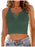 Full Size Ribbed Scoop Neck Cropped Tank Top Plus Size - Byyde