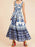 Full Size Printed Sweetheart Neck Maxi Cami Dress Plus Size - Byyde
