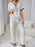 Contrast Trim Short Sleeve Top and Pants Set - Byyde