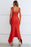 Ruched Sweetheart Neck Hem Detail Dress - Byyde