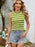 Striped Round Neck Tank - Byyde