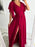 Flutter Sleeve Surplice Tie Waist Dress - Byyde