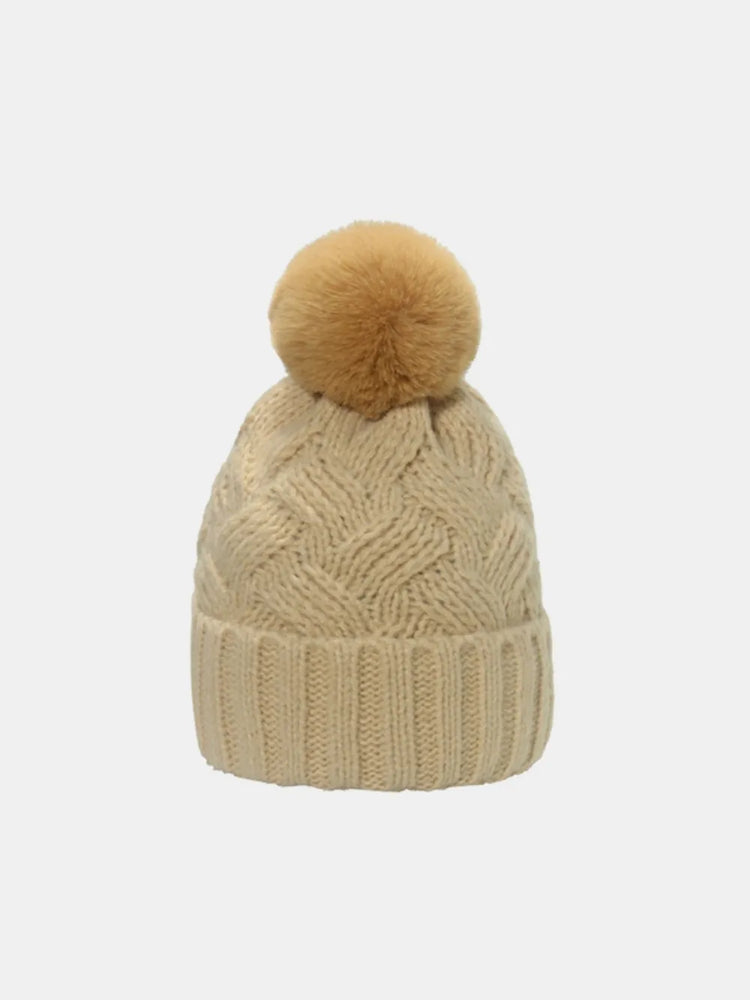 Roll Rim Cable-Knit Hat - Byyde