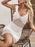 Ruffled Openwork Sleeveless Cover-Up Dress - Byyde