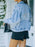 Distressed Fringe Denim Jacket - Byyde