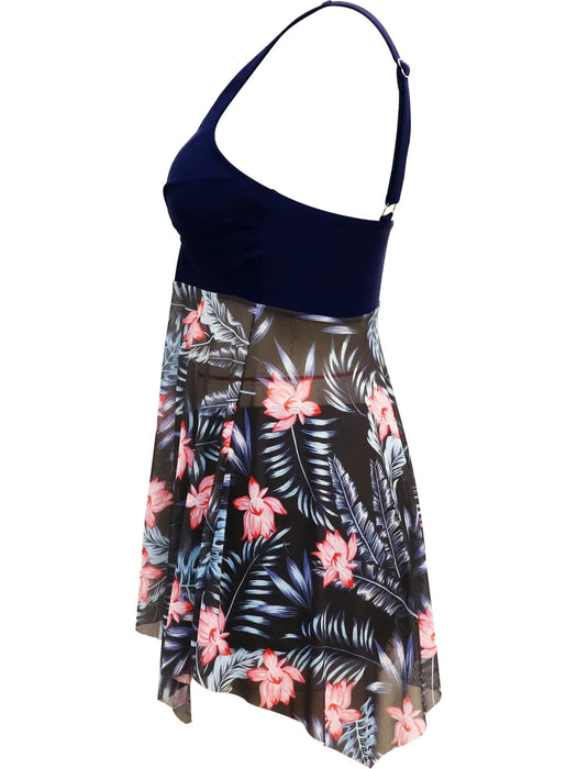 Printed Wide Strap Two-Piece Swim Set - Byyde