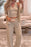 V-Neck Tank, Open Front Cardigan and Pants Lounge Set - Byyde