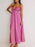 Floral V-Neck Maxi Cami Dress - Byyde