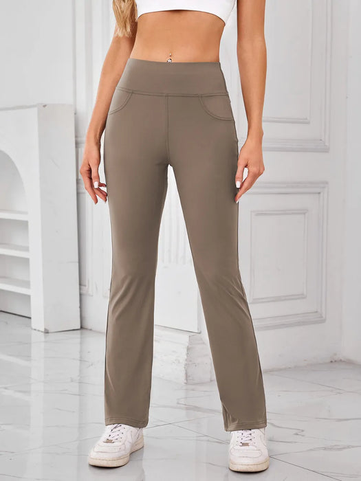 Lovelet High Waist Active Pants with Pockets - Byyde