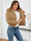 Pocketed Long Sleeve Cropped Hooded Winter Coat - Byyde