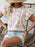 Floral Print Ruffled Sleeve Blouse - Byyde