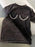 Rhinestone Round Neck Washed T-Shirt - Byyde