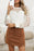 Hollowed Floral Lace Spliced Long Sleeve Blouse - Byyde