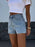 High Waist Wash Denim Shorts - Byyde