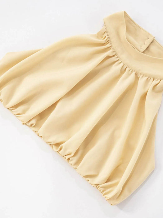 Button Back Halter Crop Top and Shorts Set - Byyde