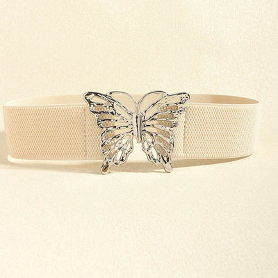 Butterfly Alloy Buckle Elastic Belt - Byyde