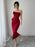 Slit Back Flower Tube Midi Dress - Byyde